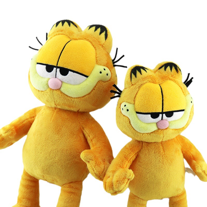Mu&ntilde;eco de gato de peluche de dibujos animados