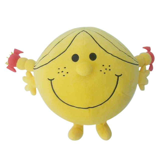 Classica bambola giocattolo Miss Sunshine ripiena di peluche personalizzata di alta qualit&agrave; in stile MR.MEN