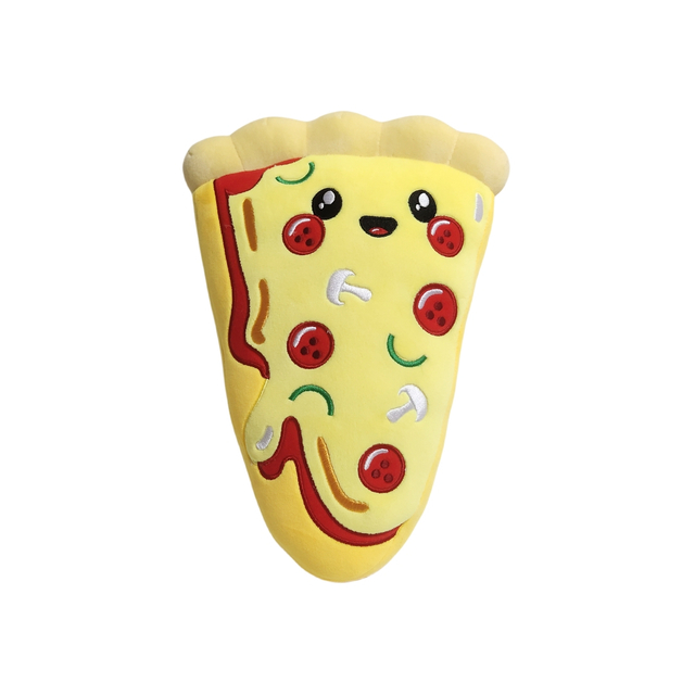 Pizza macio de tamanho grande de tamanho personalizado alimentos recheados formam brinquedos infantis