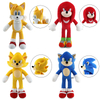 Hot s&aelig;lgende Sonic Game Toy Custom Plys Fyldt S&oslash;d Hedgehog Stark Leget&oslash;jsdukke
