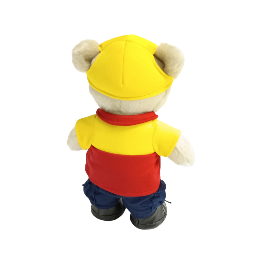 DHL Courier mascotte ours en peluche personnalis&eacute; doux en peluche jouets en peluche