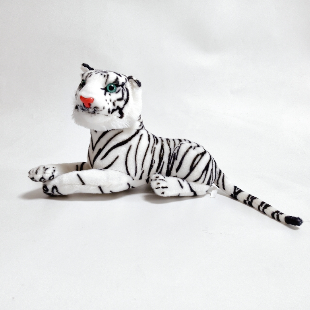 လက်တွေ့ဆန်သော Soft Plush Tiger တိရစ္ဆာန်စိတ်ကြိုက် Mascot စက်ရုံ လက်ကားတိရစ္ဆာန်ရုံ ပန်းခြံကစားစရာများ