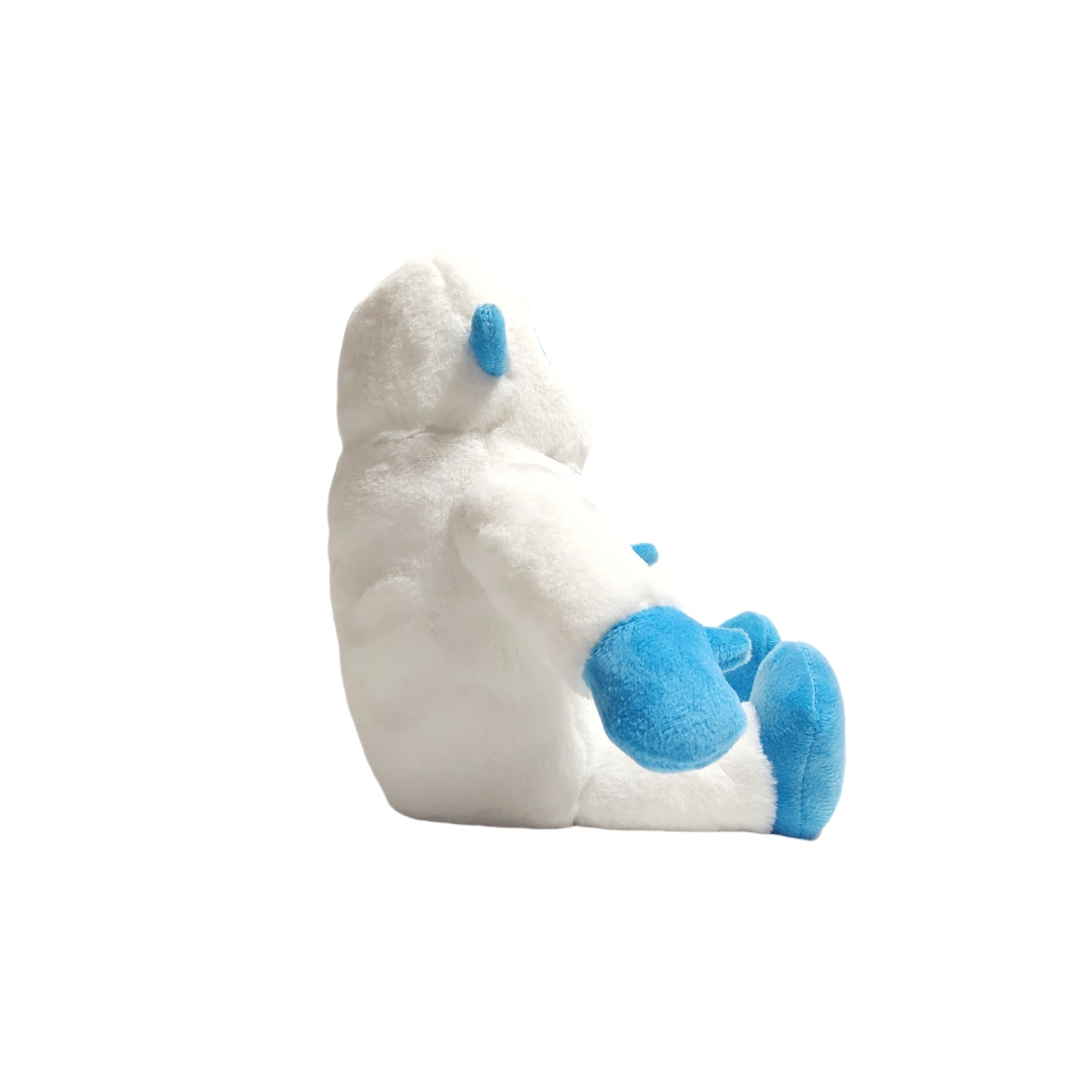 Brinquedo personalizado de pel&uacute;cia macio branco Qualitty Yeti fofo