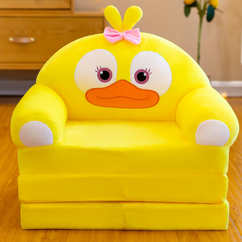 ሶስት ንብርብሮች አዲስ የካርቱን ብጁ ፋብሪካ Plush Soft Kids Sofa