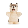 Animalcraft Wolf Grijs Gevuld Pluche Cadeau Baby Handpop Speelgoed