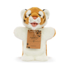 Detsk&aacute; b&aacute;bika Happy Tiger z m&auml;kk&eacute;ho plyšov&eacute;ho zvieratka