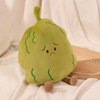 EN71 Plush leanbh plush cartúin líonta miongháire torthaí bréige linbh watermelon watermelon