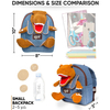 Custom Child Backpack Plush Stuffed Cartoon Dinosaur Shoulder Bag para sa Boy