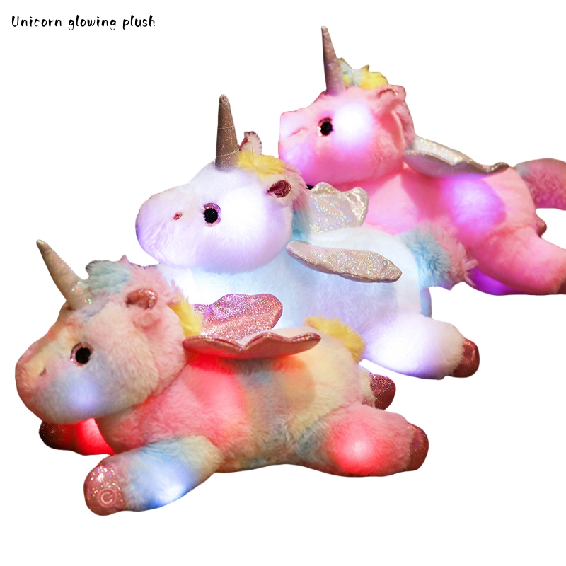 YD-BD037 Unicorn Plus Jucărie pentru copii, cadou strălucitor, cu design personalizat, cu LED