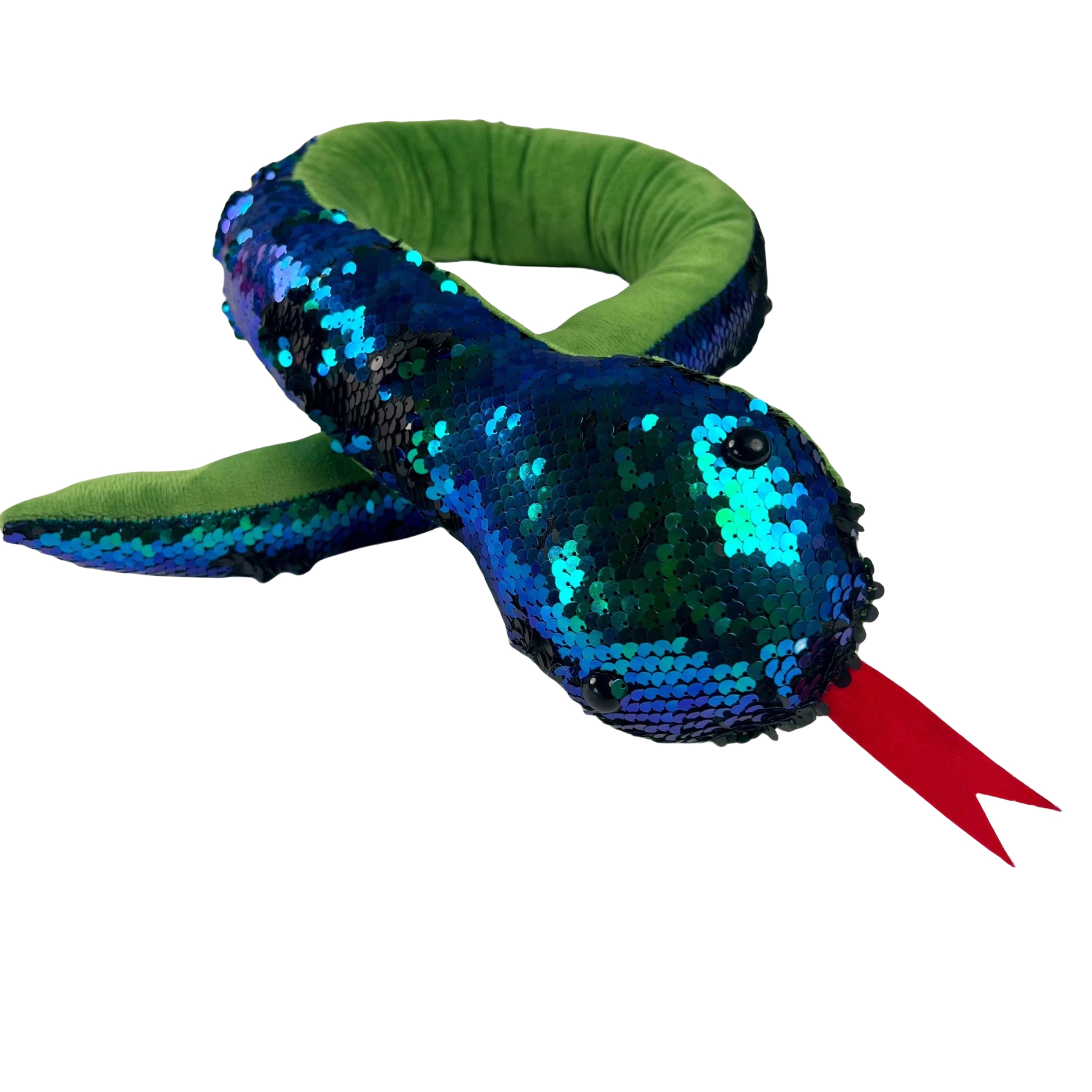 Giocattolo ingannevole per bambini con serpente riflettente simulato imbottito in peluche caldo di Amazon