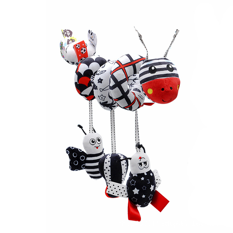 ထုံးစံအတိုင်း plush ကျြန်းမြွေပျားပျား bell Squeaker ကလေးနှင့်အတူအတူ