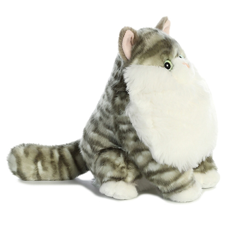 Bagong Design Plush Stuffed Cartoon Sitting Fat Soft Cat Toy Doll