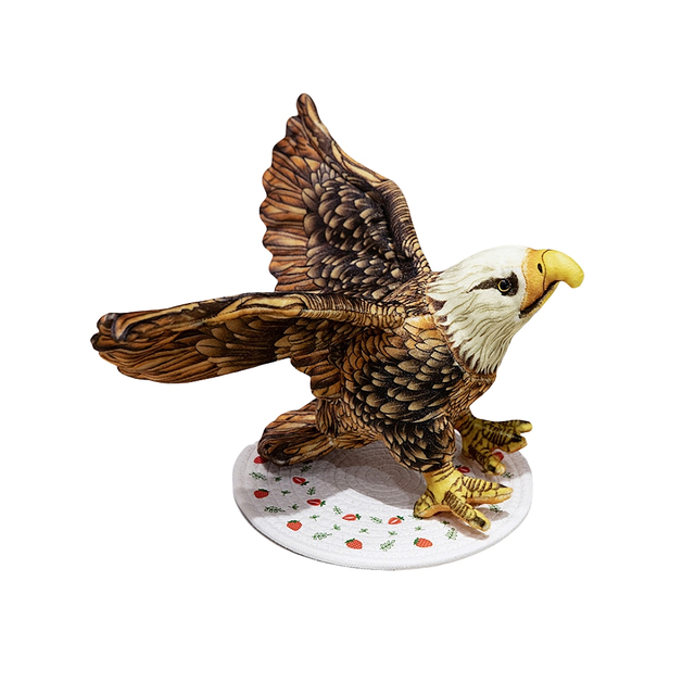 Simulation Eagle Plush Toys Soft Ce Soft Cays Plush Cansed
