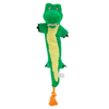 Jouet cr&eacute;atif en peluche serpent en velours c&ocirc;tel&eacute; pour chien, corde grin&ccedil;ante &agrave; m&acirc;cher