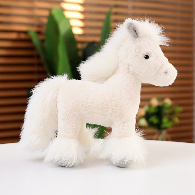 Yd-bd061 simulácia stojaca koňa plyš Mäkké vypchatky Zviera Cute Children Custom Hračka