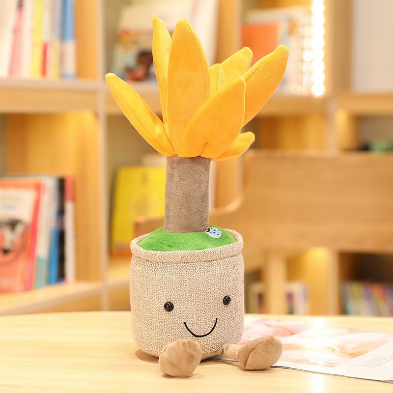Bagong Arrival Plush Stuffed Cartoon Dragon Blood Tree Plants Toy