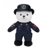 Aangepaste mascotte pluche gevulde schattige Swat Police Panda speelgoedpop met uniform
