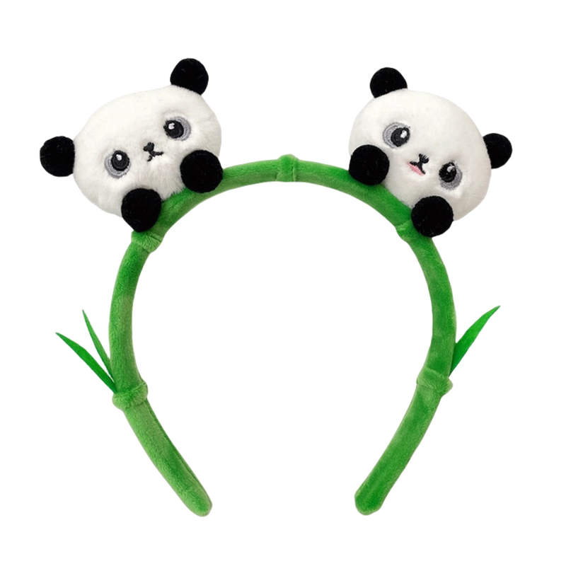 Bandeau Panda en peluche de dessin anim&eacute;, d&eacute;coration pour enfant, nouvel arrivage 2025
