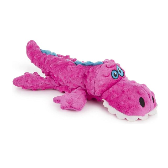 Gators po meri živali mehke plišaste žvečilne pasje igrače s škripcem
