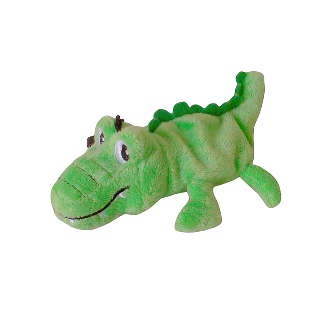 Zöld aligator puha mini plüss egyedi töltött játék cipzáras kulcstartóvel