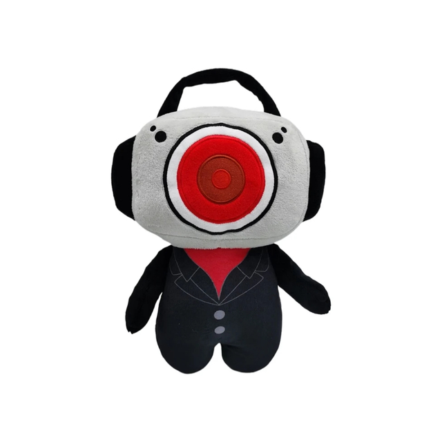 Καυτά σορτς skibidi τουαλέτα προβολέα Man Plush Dolls Toys Guged Fan Gift