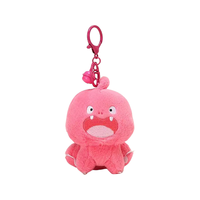 Big Mouth Embroidered Plush Suprise Dinosaur Animal Custom Keychain