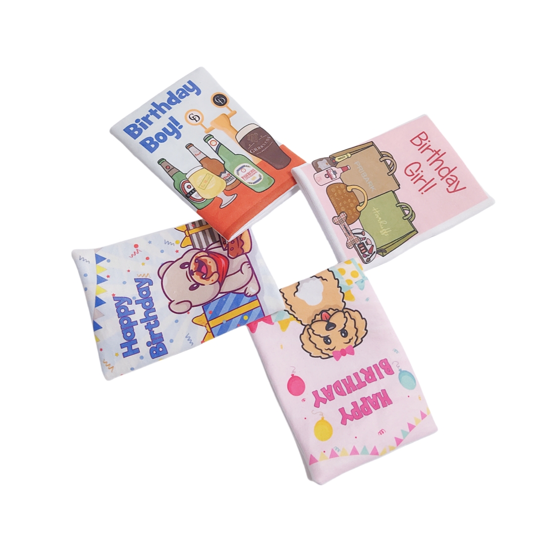 כרטיסי יום הולדת Creative Soft Crinkle Funny Pet Dog Toys