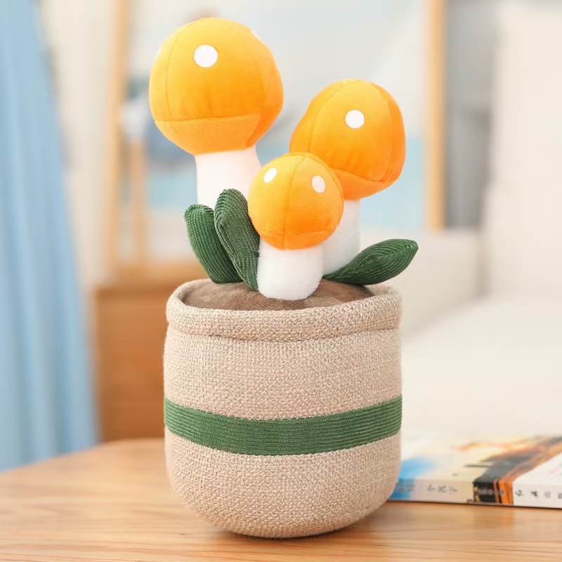 Ins Table Plush t&auml;idisega multifilmi seente potitaimed m&auml;nguasi