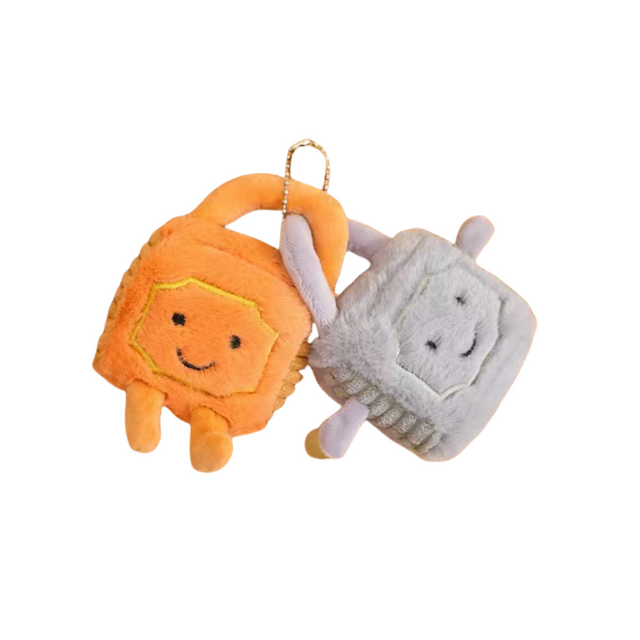 Creative Plush Stuffed Lucu Kartun Cinta Kunci Mainan Widget Keychain