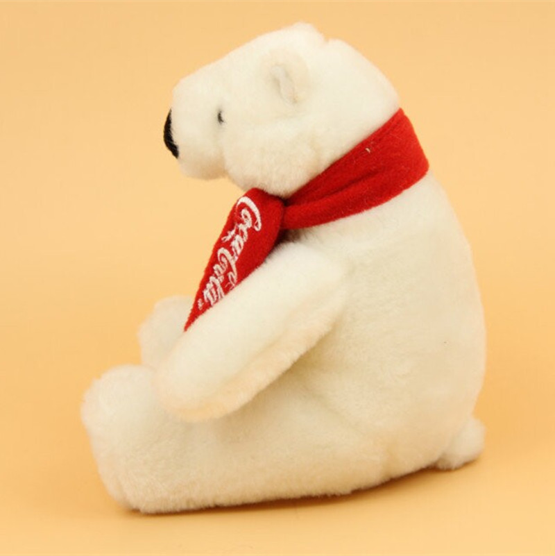 Regalo relleno felpa de encargo de la mu&ntilde;eca del juguete del oso polar de la historieta de la mascota de la marca