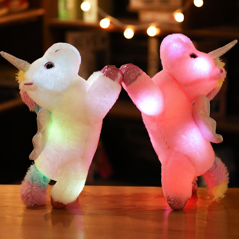 YD-BD037 Unicorn Plus Jucărie pentru copii, cadou strălucitor, cu design personalizat, cu LED