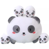Cuscino giocattolo per bambini animale del fumetto della mamma e del bambino morbido imbottito in peluche OEM
