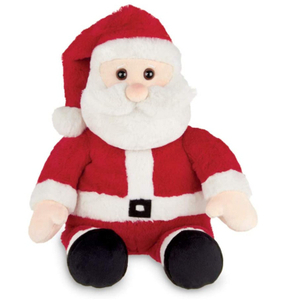 Presente de brinquedo de pel&uacute;cia de Natal recheado desenho animado Papai Noel sentado boneca