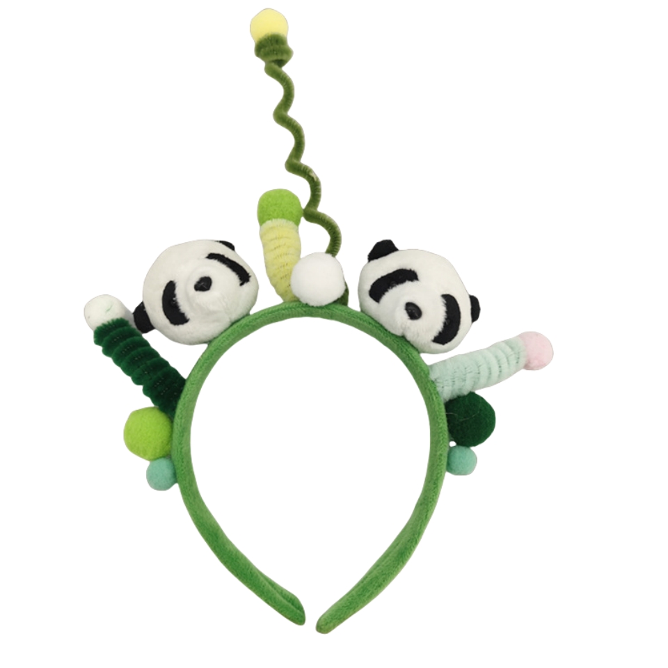 Bandeau Panda en peluche de dessin anim&eacute;, d&eacute;coration pour enfant, nouvel arrivage 2025