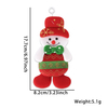 Classic wholesale Plush ຕົ້ນໄມ້ວັນຄຣິດສະມາດຕົກແຕ່ງ Flannelette Pendant