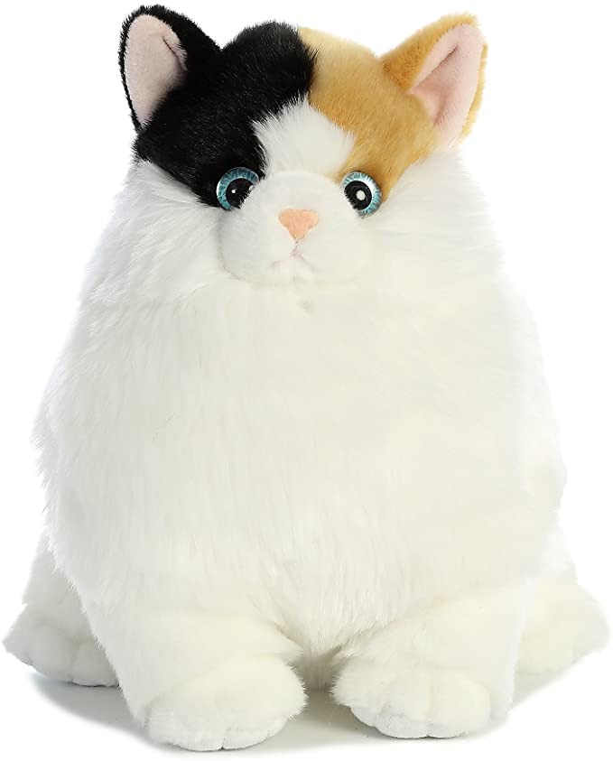 Bagong Design Plush Stuffed Cartoon Sitting Fat Soft Cat Toy Doll
