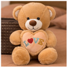 Kindergeskenk Plush Gevulde Harige Liefde Teddiebeer Speelgoedpop