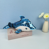 Custom na Birthday Gift Plush Stuffed Bright Shark Toy para sa mga Bata