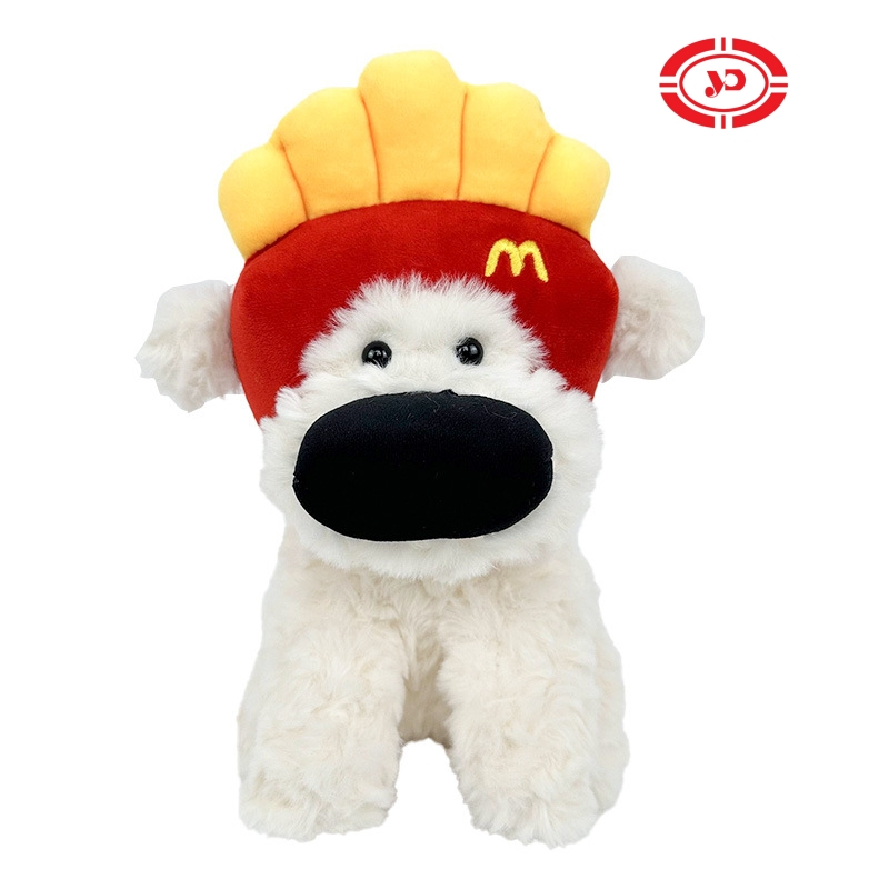 Boneka Mainan Anjing Kartun Boneka Mewah Kustom untuk Hadiah Anak