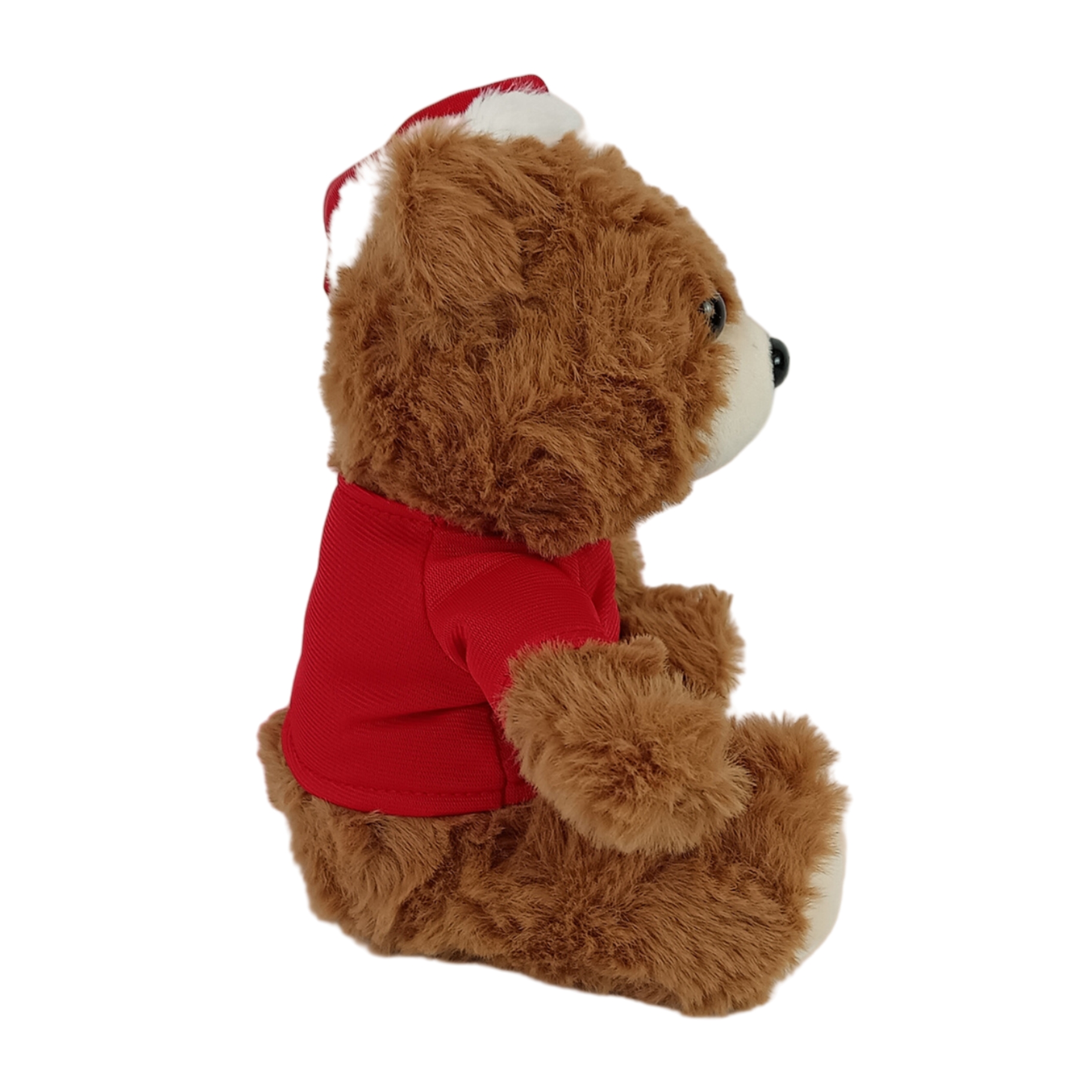 Aangepaste kerstcadeau pluche gevulde schattige teddybeer speelgoedpop voor meisje