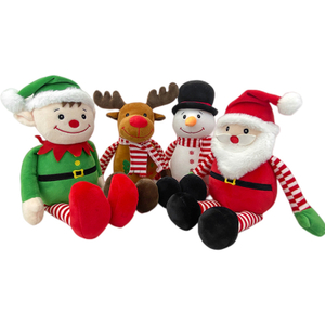 クリスマスギフト ぬいぐるみ 足の長いかわいい人形 ホリデーおもちゃ