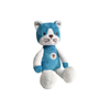 Mascote animal sentado de pel&uacute;cia personalizado de pel&uacute;cia de gato azul fofo para