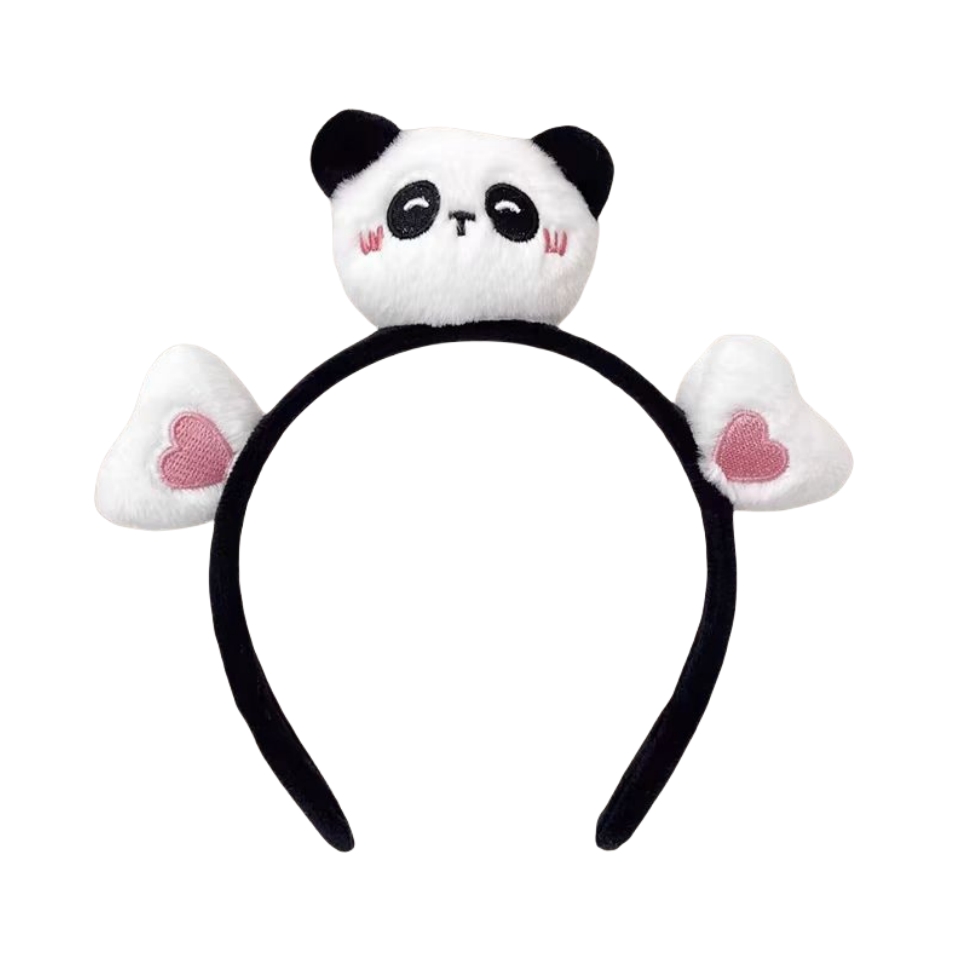 Bandeau Panda en peluche de dessin anim&eacute;, d&eacute;coration pour enfant, nouvel arrivage 2025