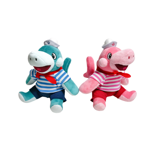 ஷார்க் சீ அனிமல் பிளஷ் ஸ்டஃப்டு சாஃப்ட் கஸ்டம் சிஇ டாய் வித் ஸ்கார்ஃப்