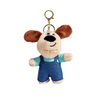 Sagte honde nuwe pak mini opgestopte sagte dier pop speelgoed oulike CE sleutelhanger