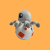 Charlie Egg Plush Baby Spider Պատվերով փափուկ մանկական նվեր խաղալիք