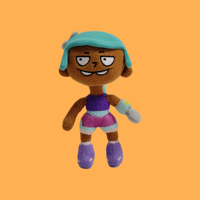 ECHO Brown Girl Doll Custom Plush Video Game чихмэл бэлэг тоглоом