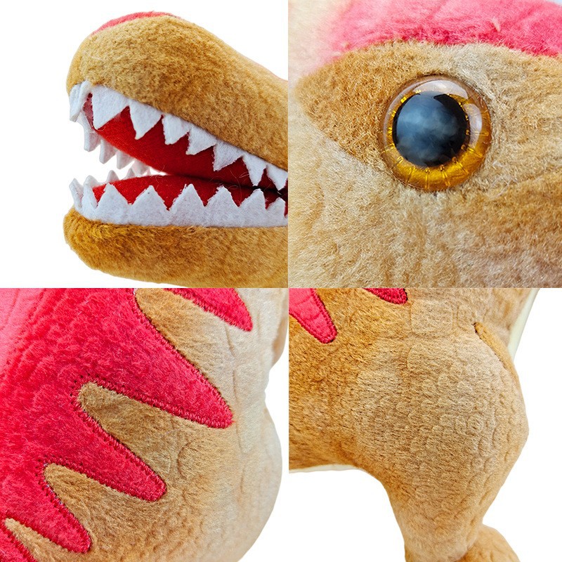Rozzloben&aacute; hračka Tyrannosaurus plyšov&aacute; plyšov&aacute; panenka simulovan&eacute;ho dinosaura pro chlapce
