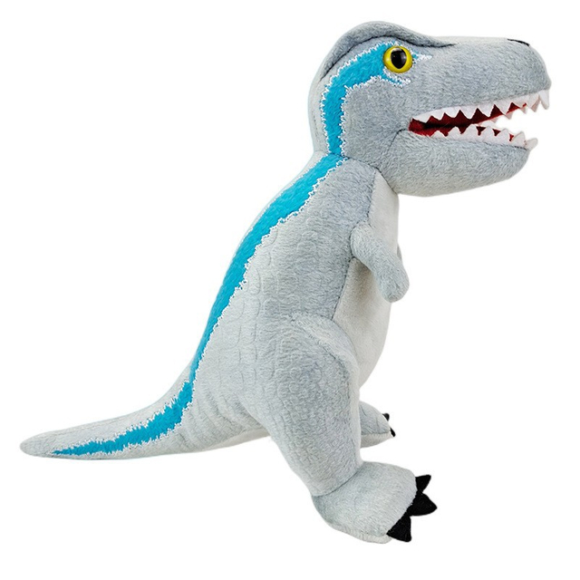 Barndagspresent plysch fylld simulerad velociraptor Dinosaur Toy Doll
