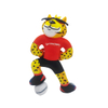بازی فوتبال پلنگ World Up Figure مخمل دار نرم اسباب بازی جایزه سفارشی